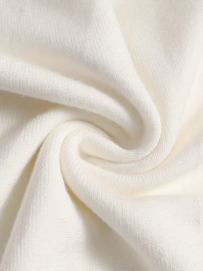 Striktrøje Herre – Pullover med høj hals og klassisk design til hverdag, arbejde og lag-på-lag i Sort og Hvid – Everett
