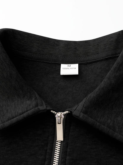 Half-Zip Pullover Herre – Klassisk Striktrøje med Lynlås
