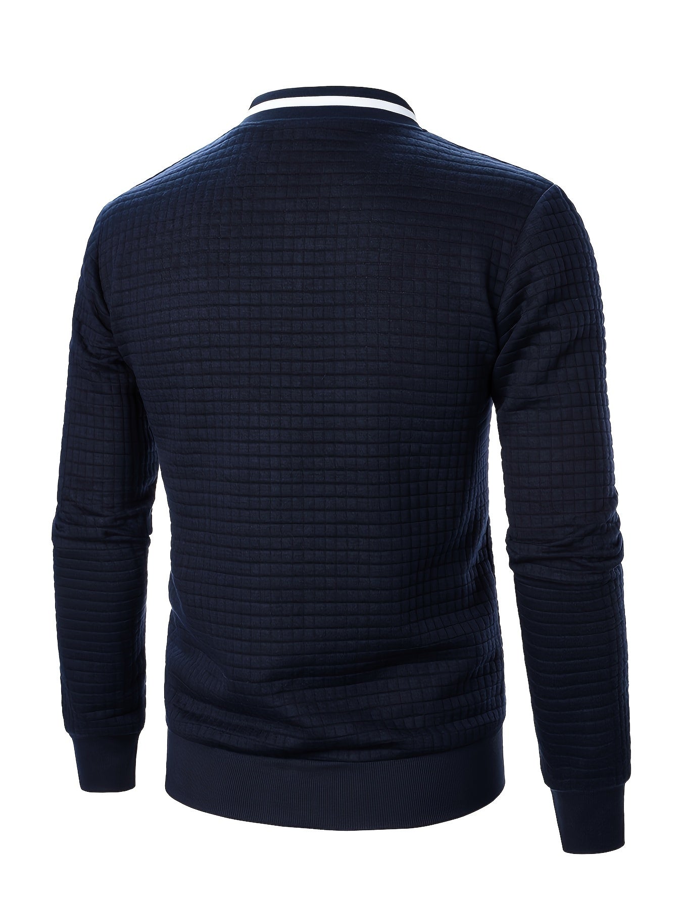 Raymond | Textured Zip-Up Bomber Jacket