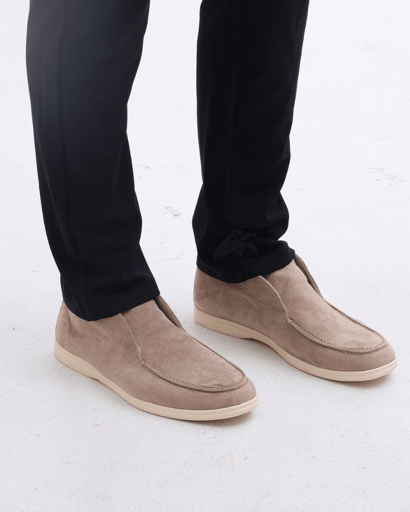 Loafers Herre – Klassiske Slip-On Sko i Ruskindslook