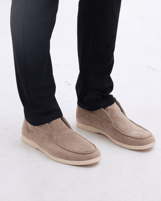 Loafers Herre – Klassiske Slip-On Sko i Ruskindslook