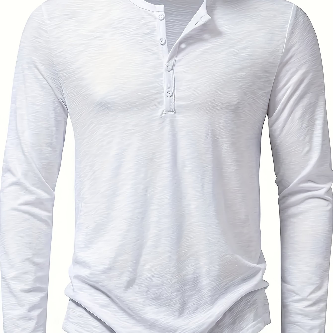Henley Trøje Herre – Langærmet henley med klassisk design til hverdag, arbejde og lag-på-lag i Militærgrøn og Khaki – Dalton