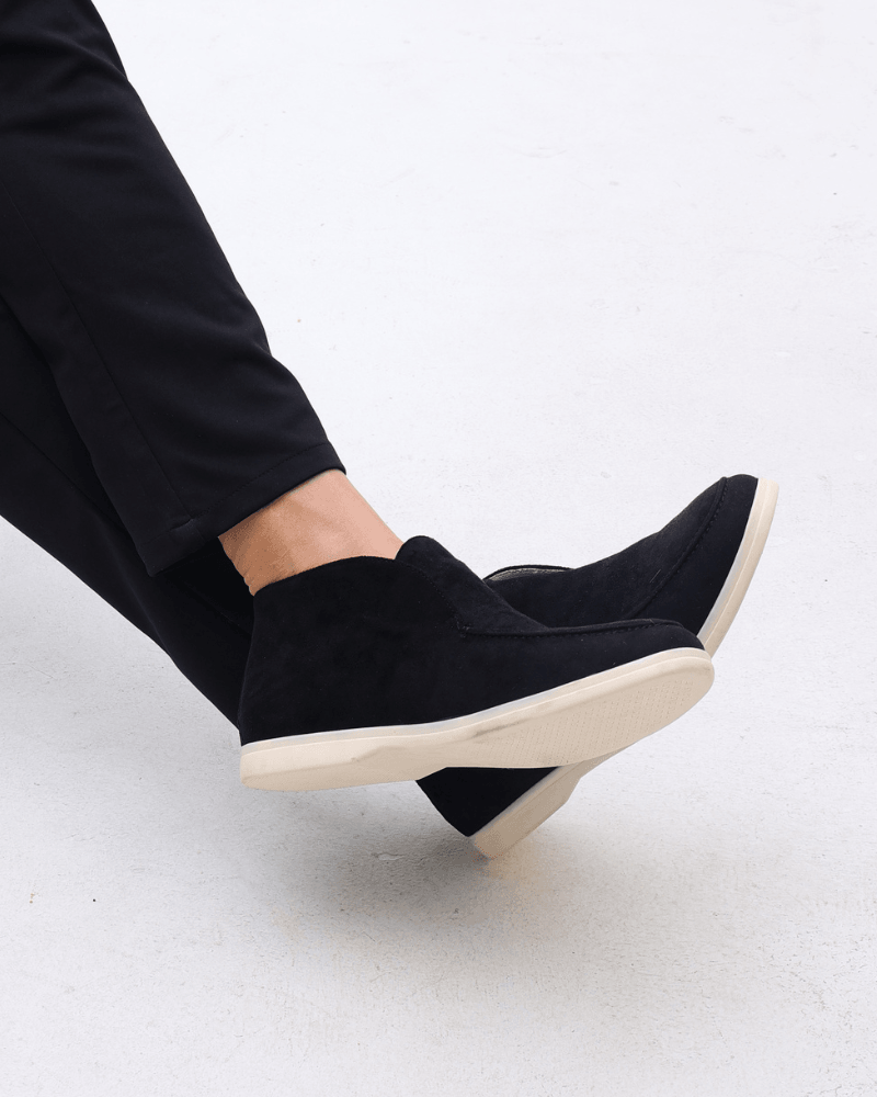 Loafers Herre – Klassiske Slip-On Sko i Ruskindslook