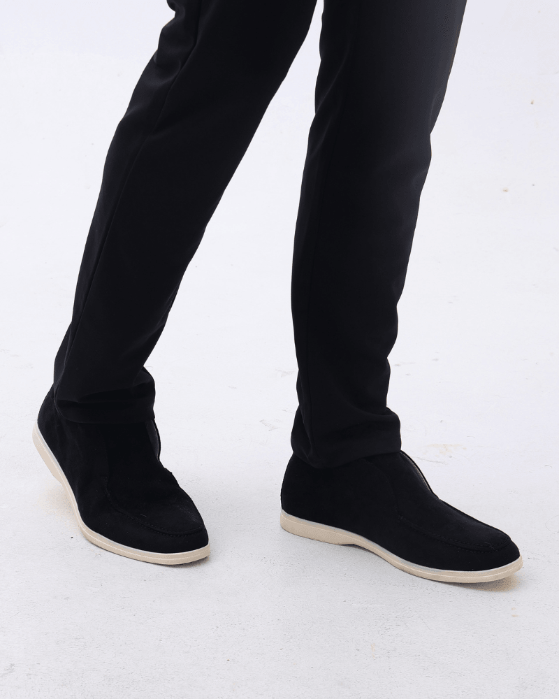 Loafers Herre – Klassiske Slip-On Sko i Ruskindslook