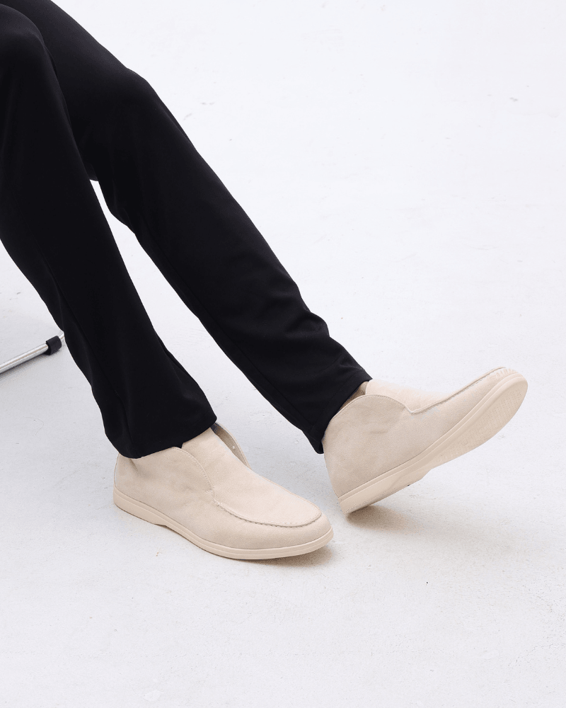 Loafers Herre – Klassiske Slip-On Sko i Ruskindslook