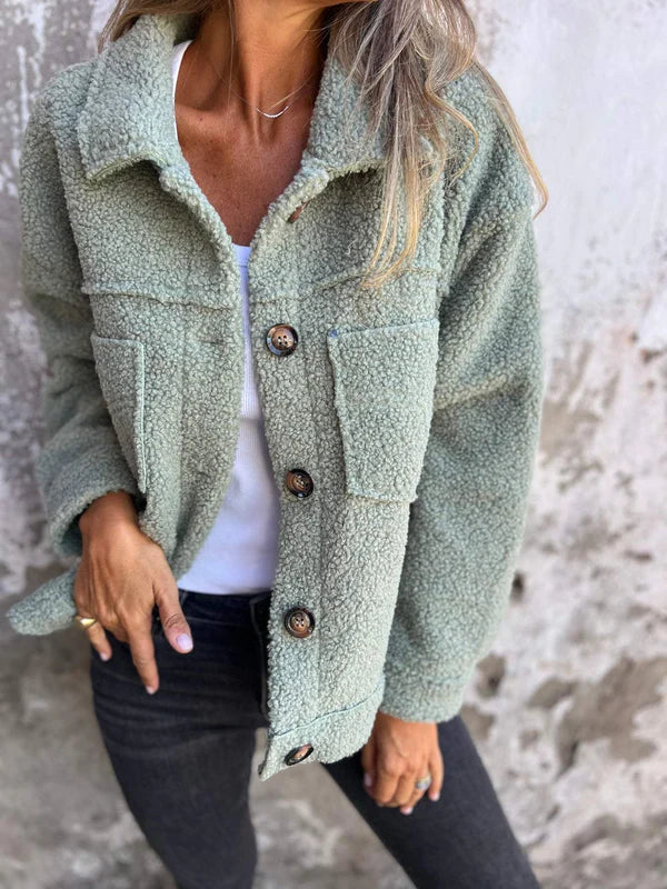 Jakke Dame – Elegant Overgangsjakke med Reverskrave