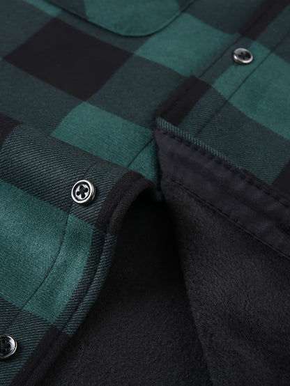 Skjortejakke Herre – Overshirt-jakke med hætte til efterår, overgangsvejr og hverdag