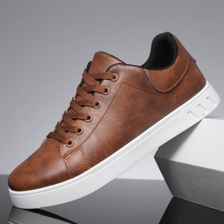 Sneakers Herre – Klassiske Low-Top Sko med Hvid Sål