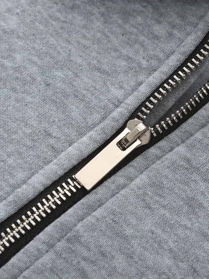 Half-Zip Pullover Herre – Klassisk Striktrøje med Lynlås