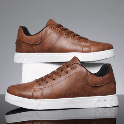 Sneakers Herre – Klassiske Low-Top Sko med Hvid Sål