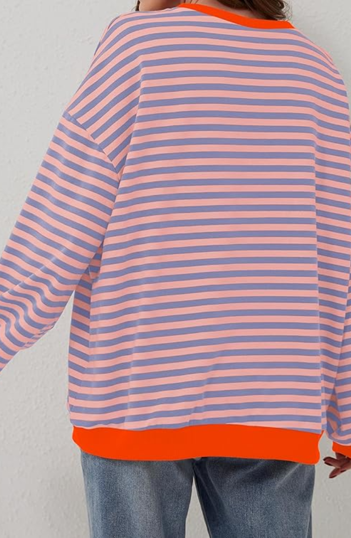Paula | Striped Round-Neck Pullover