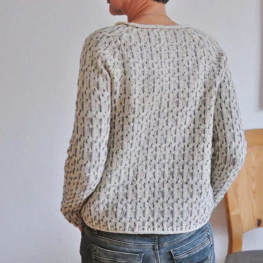 Striktrøje Dame – Elegant Pullover med Bådudskæring