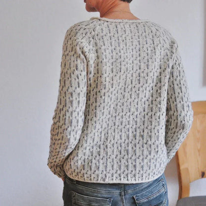 Striktrøje Dame – Elegant Pullover med Bådudskæring