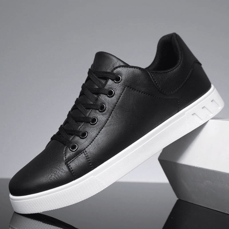 Sneakers Herre – Klassiske Low-Top Sko med Hvid Sål