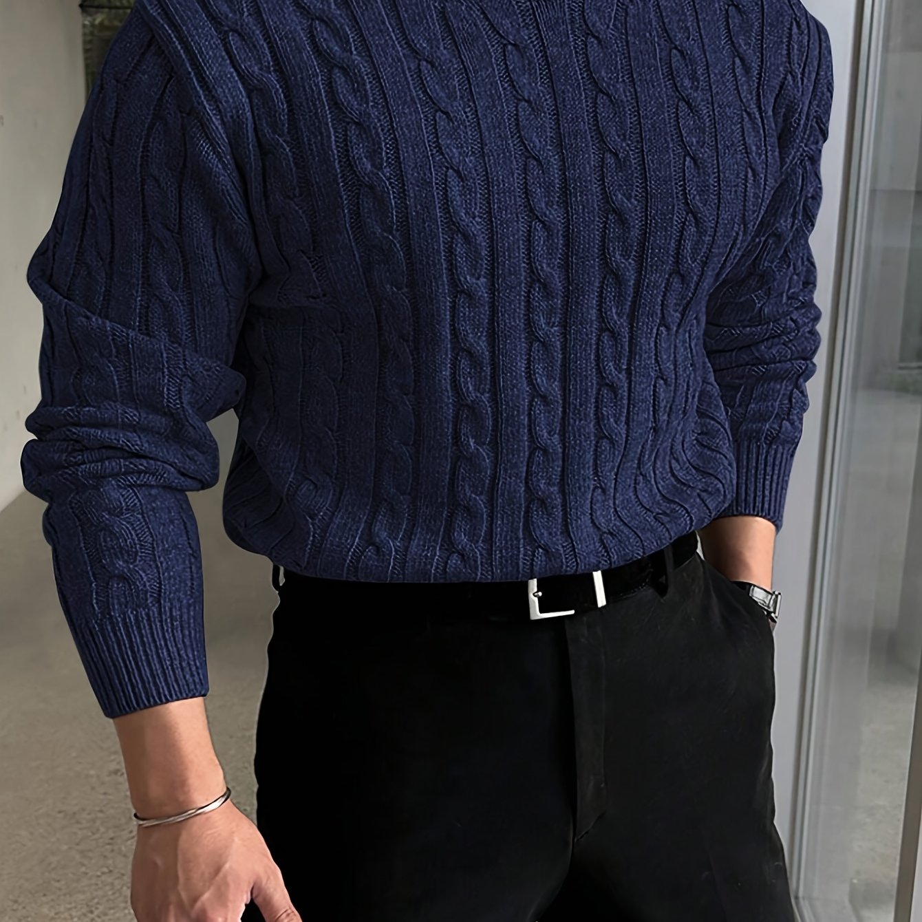 Preston | Twisted Cable Pullover Sweater