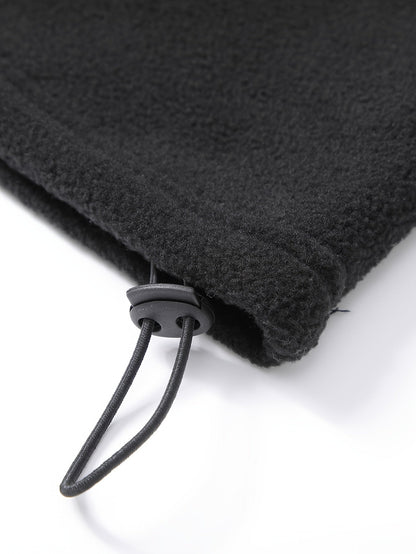 Striktrøje Herre – Pullover med half-zip lynlås og ståkrave til hverdag, arbejde og lag-på-lag i Olivengrøn Drab og Sort – Grayson