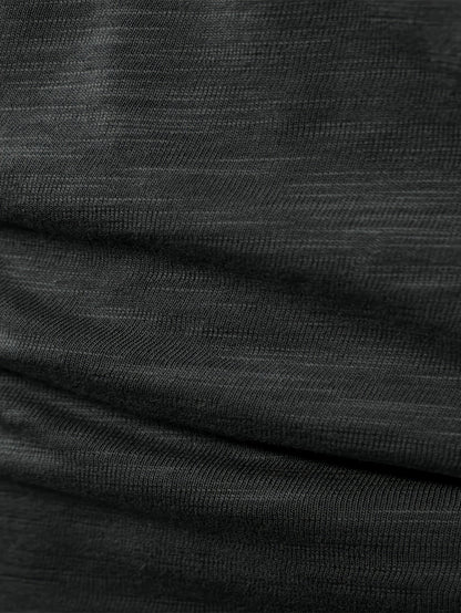 Henley Trøje Herre – Langærmet henley med klassisk design til hverdag, arbejde og lag-på-lag i Militærgrøn og Khaki – Dalton
