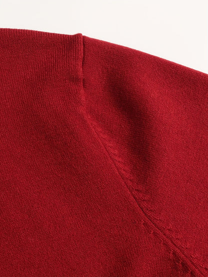 Striktrøje Herre – Pullover med høj hals og klassisk design til hverdag, arbejde og lag-på-lag i Sort og Hvid – Everett