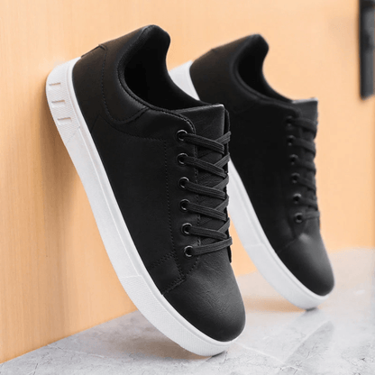 Sneakers Herre – Klassiske Low-Top Sko med Hvid Sål