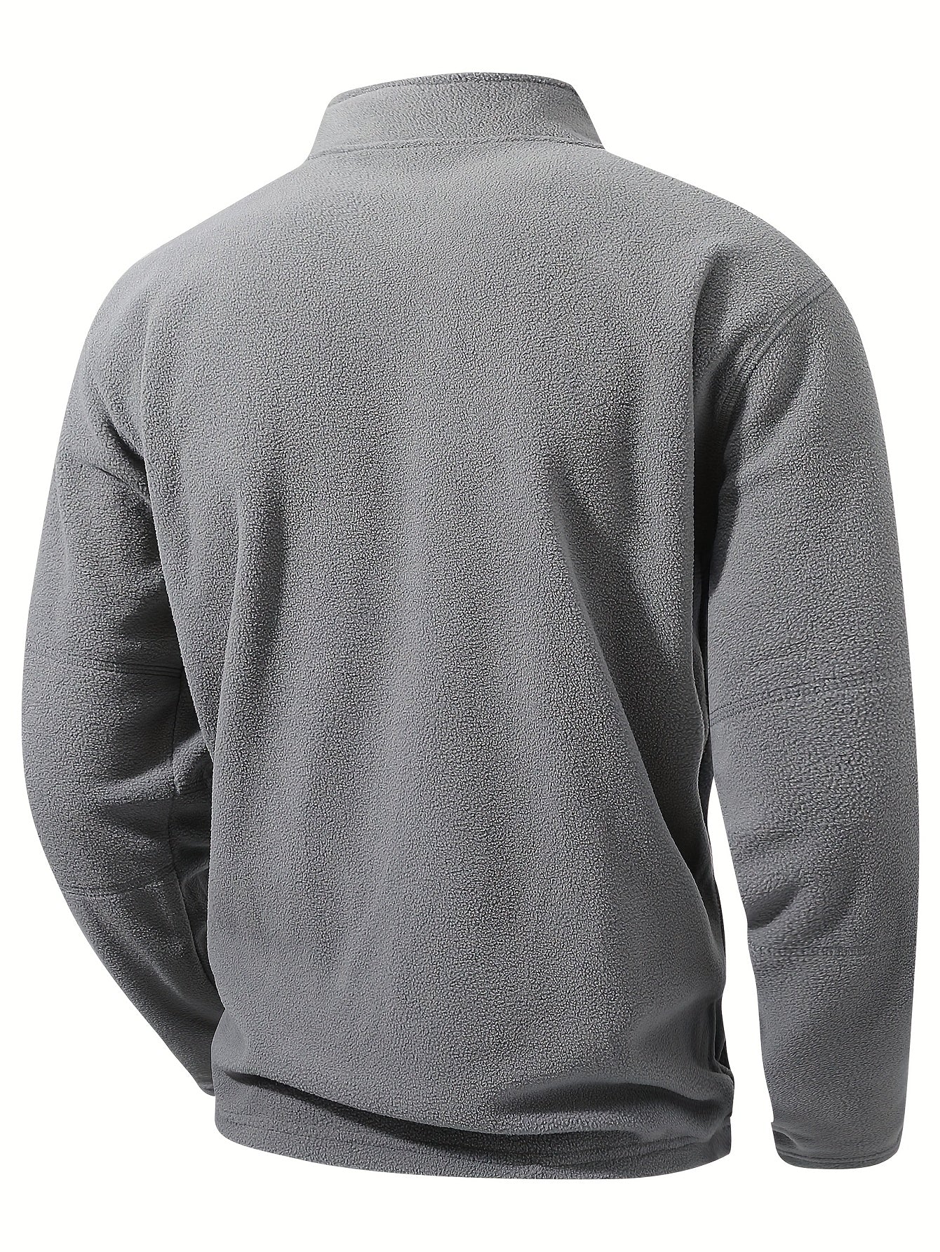 Striktrøje Herre – Pullover med half-zip lynlås og ståkrave til hverdag, arbejde og lag-på-lag i Olivengrøn Drab og Sort – Grayson