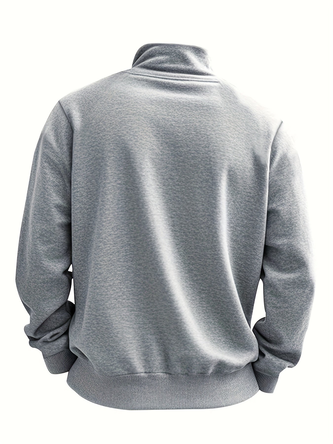 Half-Zip Pullover Herre – Klassisk Striktrøje med Lynlås