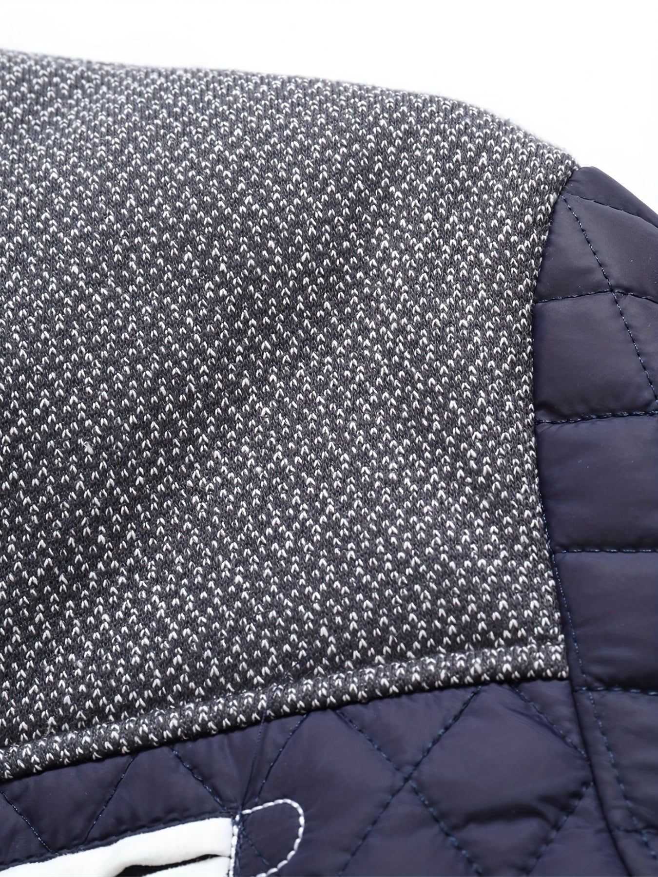 Overgangsjakke Herre – Let jakke med quiltet design og ståkrave til efterår, overgangsvejr og hverdag