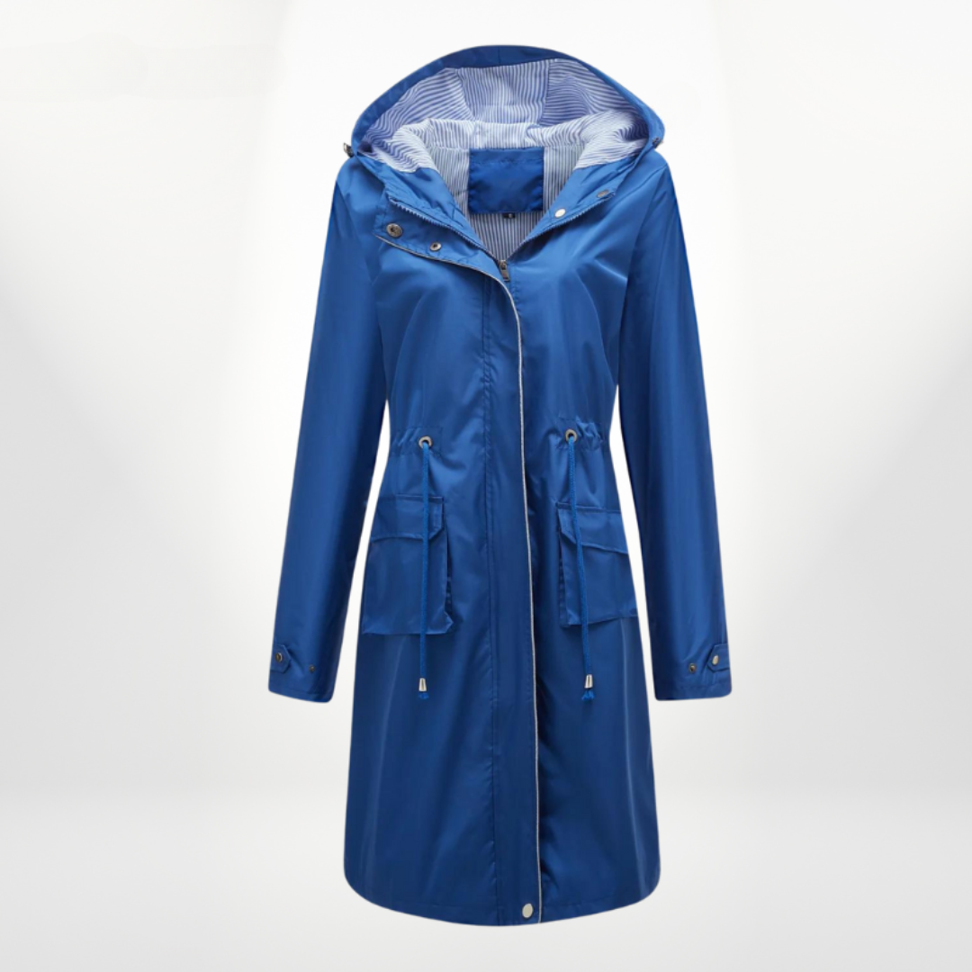 Trenchcoat Dame – Vandafvisende Regnfrakke med Elegant Design