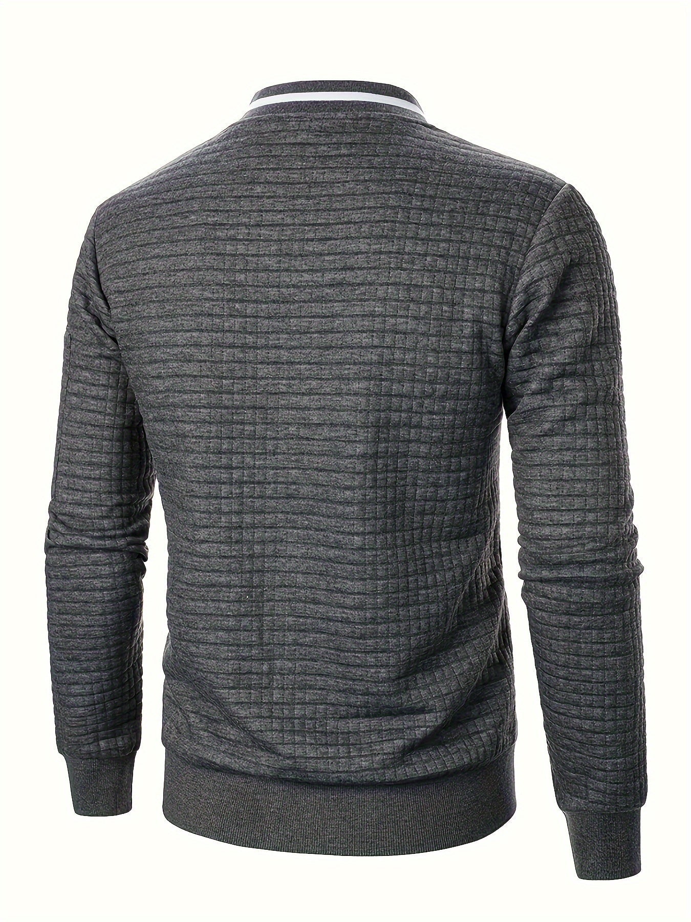 Raymond | Textured Zip-Up Bomber Jacket