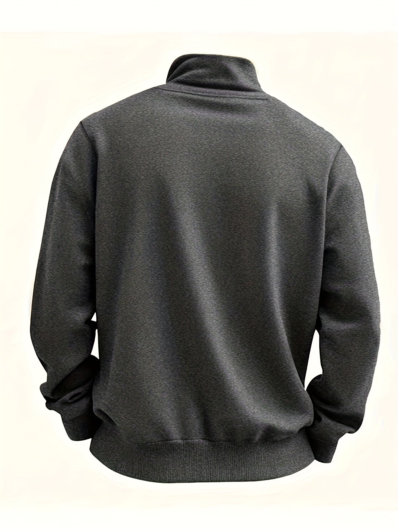 Half-Zip Pullover Herre – Klassisk Striktrøje med Lynlås