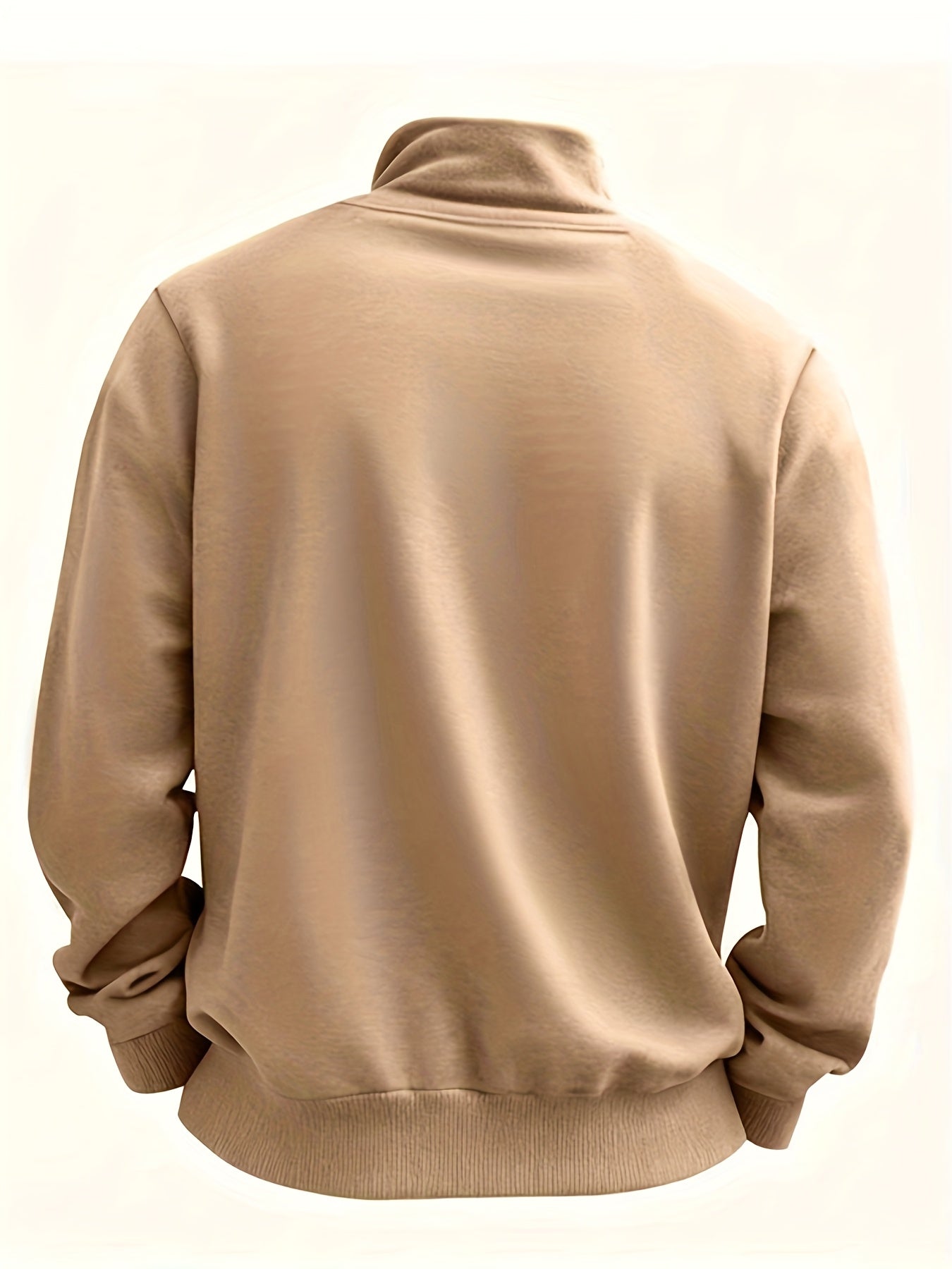 Half-Zip Pullover Herre – Klassisk Striktrøje med Lynlås