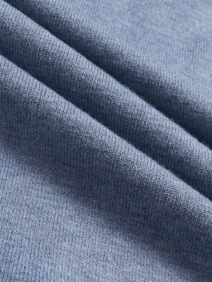 Striktrøje Herre – Pullover med høj hals og klassisk design til hverdag, arbejde og lag-på-lag i Sort og Hvid – Everett