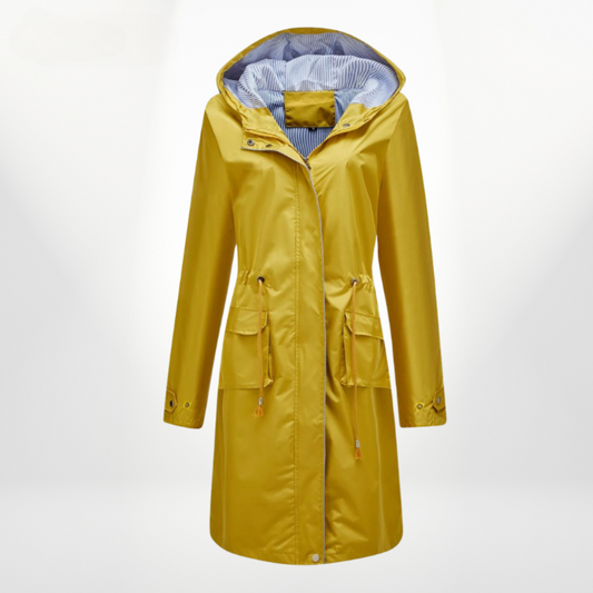 Trenchcoat Dame – Vandafvisende Regnfrakke med Elegant Design