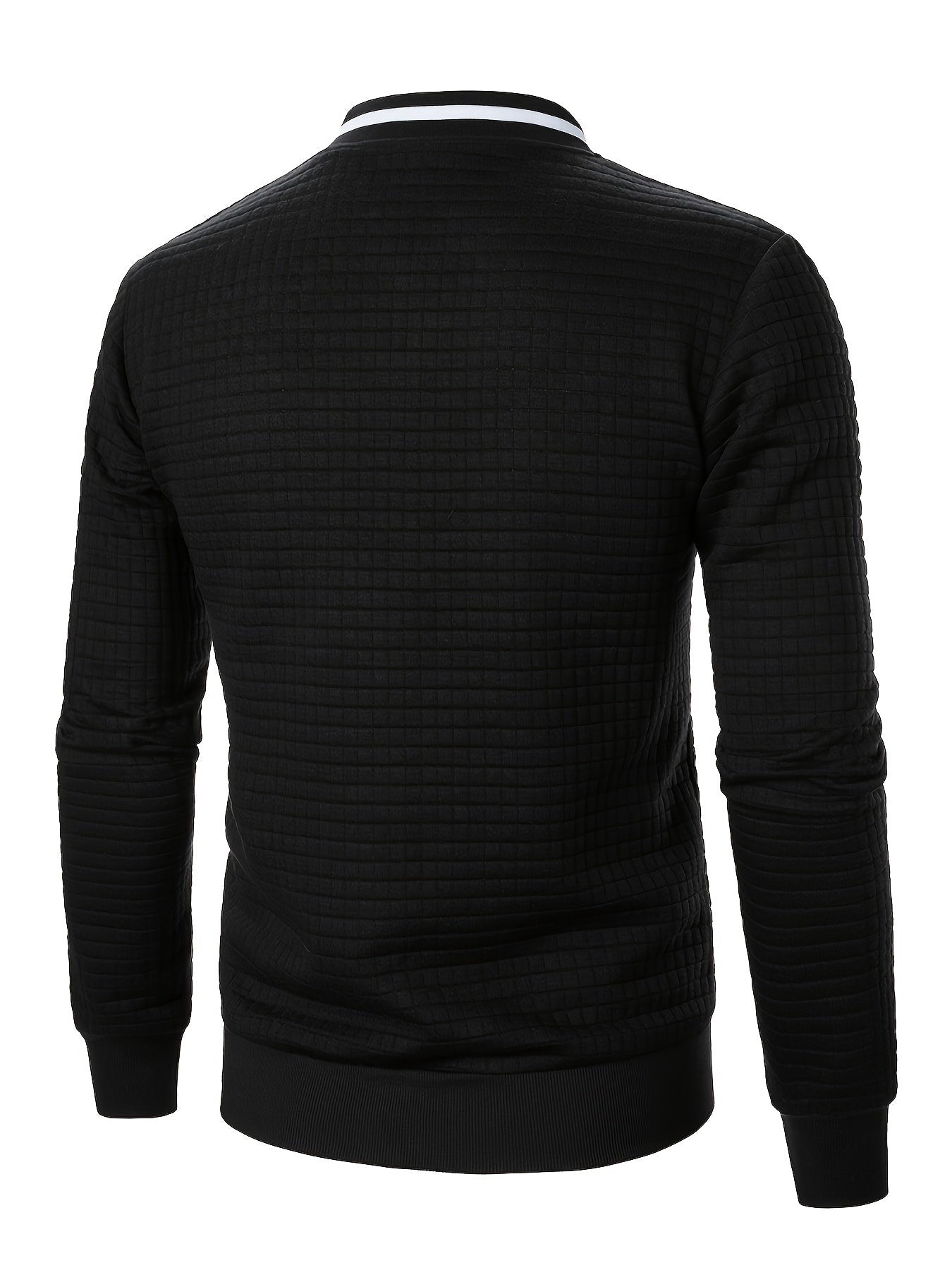 Raymond | Textured Zip-Up Bomber Jacket