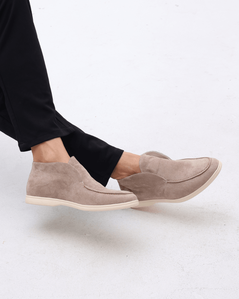 Loafers Herre – Klassiske Slip-On Sko i Ruskindslook