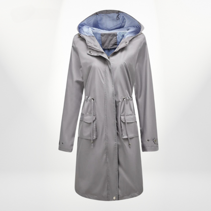 Trenchcoat Dame – Vandafvisende Regnfrakke med Elegant Design
