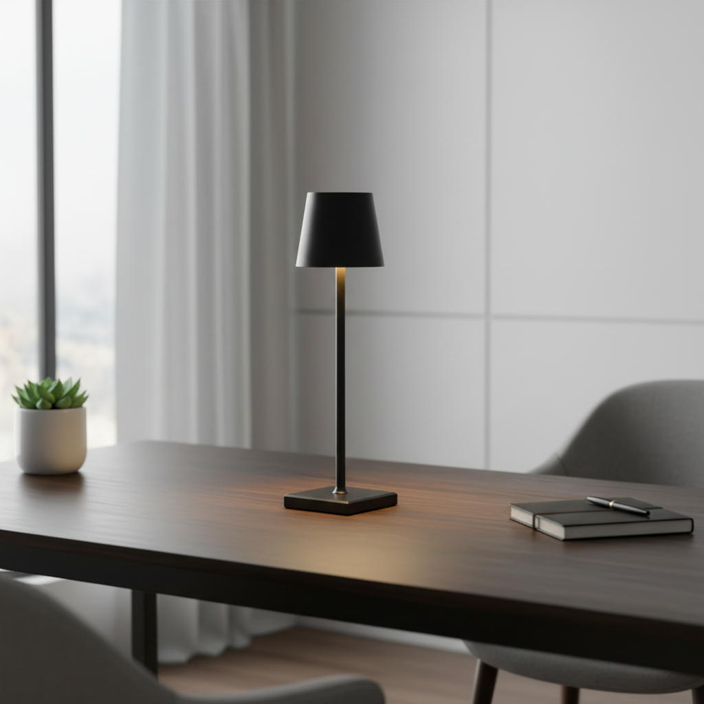 ClassicLume | Trådløs Bordlampe Genopladelig Elegant Design