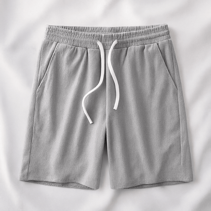 Shorts Herre – Waffle Knit Lounge Shorts med Snøre