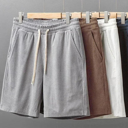 Shorts Herre – Waffle Knit Lounge Shorts med Snøre