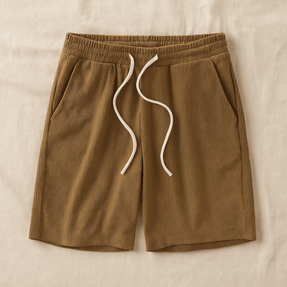Shorts Herre – Waffle Knit Lounge Shorts med Snøre
