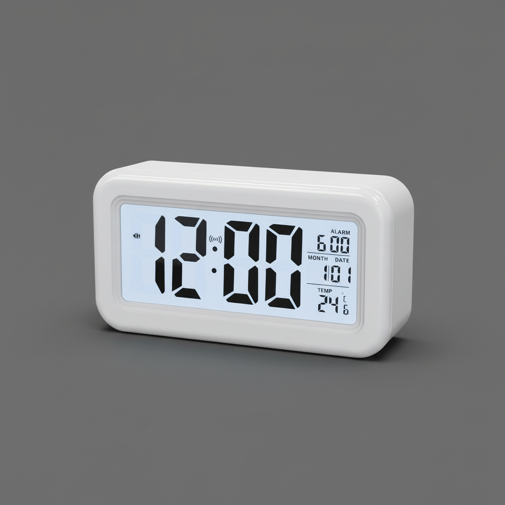 BrightWake | Vækkeur med Lys og Digital LCD-skærm