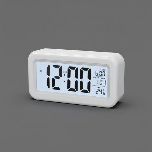 BrightWake | Vækkeur med Lys og Digital LCD-skærm