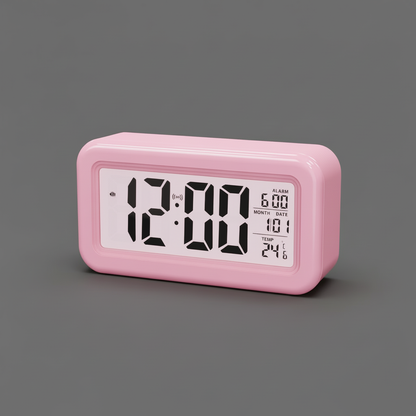 BrightWake | Vækkeur med Lys og Digital LCD-skærm