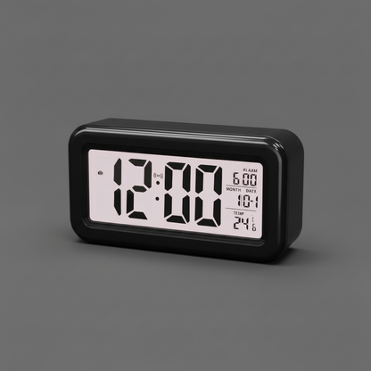 BrightWake | Vækkeur med Lys og Digital LCD-skærm