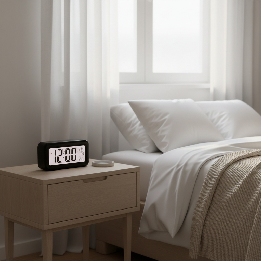 BrightWake | Vækkeur med Lys og Digital LCD-skærm