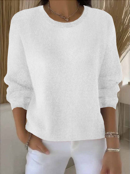 Striktrøje Dame – Afslappet Pullover til Hverdag