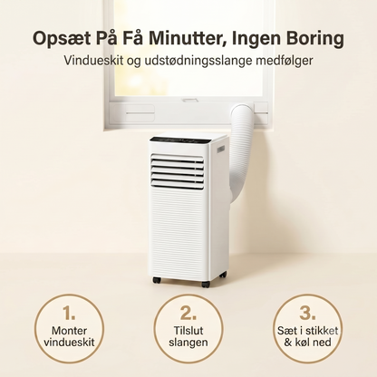 7000 BTU portable air conditioner, dehumidifier, and fan