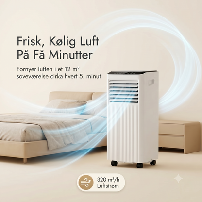 7000 BTU portable air conditioner, dehumidifier, and fan
