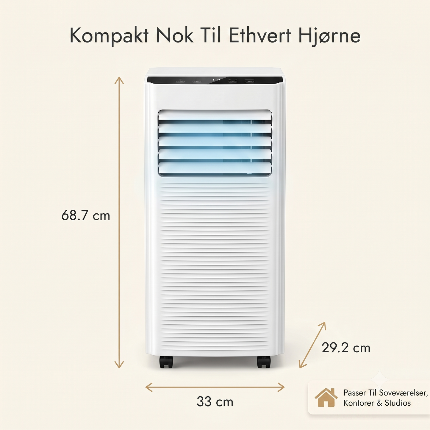7000 BTU portable air conditioner, dehumidifier, and fan