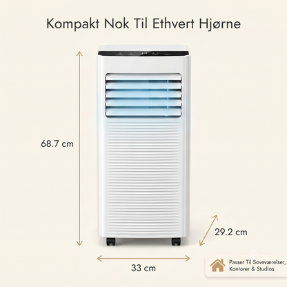 7000 BTU portable air conditioner, dehumidifier, and fan