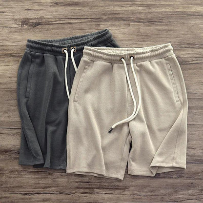 Shorts Herre – Strikkede Træningsshorts med Snøre